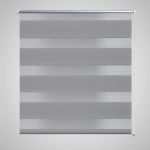 Jaluzea tip zebră, 90 x 150 cm, gri GartenMobel Dekor