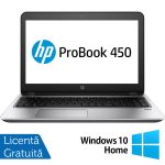 Laptop Refurbished HP ProBook 450 G4, Intel Core i5-7200U 2.50GHz, 8GB DDR4, 256GB SSD, DVD-RW, 15.6 Inch Full HD, Tastatura Numerica, Webcam + Windows 10 Home NewTechnology Media