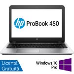 Laptop Refurbished HP ProBook 450 G4, Intel Core i5-7200U 2.50GHz, 8GB DDR4, 256GB SSD, DVD-RW, 15.6 Inch Full HD, Tastatura Numerica, Webcam + Windows 10 Pro NewTechnology Media