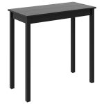 Masă de bar MDF, negru, 115x55x107 cm  GartenMobel Dekor