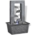 Fântână de interior din poli-rășină cu iluminare LED GartenMobel Dekor