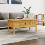 Măsuță de cafea stil Corona din pin mexican 100 x 55 x 45 cm GartenMobel Dekor