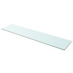 Raft din sticlă transparentă, 110 x 25 cm GartenMobel Dekor