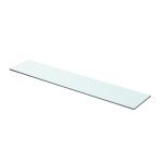 Raft din sticlă transparentă, 70 x 15 cm GartenMobel Dekor