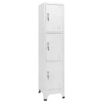 Dulap vestiar cu 3 compartimente, 38x45x180 cm   GartenMobel Dekor