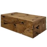 Măsuță de cafea, 90 x 50 x 30 cm, lemn de tec natural, maro GartenMobel Dekor