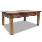 Măsuță de cafea, lemn masiv reciclat, 98x73x45 cm GartenMobel Dekor