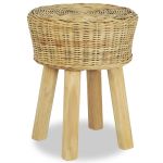 Scaun de bar, ratan natural GartenMobel Dekor