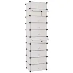 Organizator de pantofi interconectat, 10 compartimente, alb GartenMobel Dekor