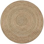 Covor din iută împletită, 90 cm, rotund GartenMobel Dekor
