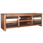 Comodă TV, 120x35x40 cm, lemn masiv de acacia GartenMobel Dekor
