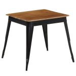 Masă de bucătărie, lemn masiv de acacia, 75 x 75 x 76 cm GartenMobel Dekor