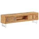 Comodă TV, 140 x 30 x 40 cm, lemn masiv reciclat GartenMobel Dekor