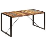 Masă de bucătărie, 160 x 80 x 75 cm, lemn masiv reciclat GartenMobel Dekor