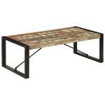 Măsuță de cafea, 120 x 60 x 40 cm, lemn masiv reciclat GartenMobel Dekor