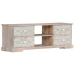Comodă TV, 120 x 30 x 40 cm, lemn masiv de acacia GartenMobel Dekor