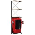 Dulap de vin design tractor 49x31x172 cm lemn masiv de mango GartenMobel Dekor