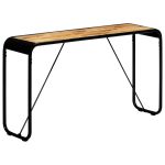 Masă consolă, 140 x 35 x 76 cm, lemn masiv de mango nefinisat GartenMobel Dekor