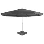 Umbrelă de exterior cu bază portabilă, antracit GartenMobel Dekor
