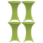 Husă elastică pentru masă, 4 buc., verde, 70 cm GartenMobel Dekor
