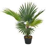 Plantă artificială palmier cu ghiveci, verde, 70 cm GartenMobel Dekor