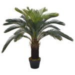 Plantă artificială palmier cycas cu ghiveci, verde, 90 cm GartenMobel Dekor