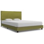 Cadru de pat, verde, 140 x 200 cm, material textil GartenMobel Dekor