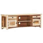 Comodă TV, 120 x 30 x 40 cm, lemn masiv reciclat GartenMobel Dekor