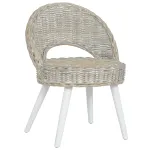 Fotoliu, alb, ratan kubu GartenMobel Dekor