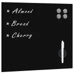 Tablă magnetică de perete, 40 x 40 cm, sticlă GartenMobel Dekor