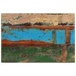 Blat masă dreptunghiular 60x90 cm lemn masiv reciclat 25-27 mm GartenMobel Dekor