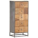 Dulap cu sertare, 45 x 30 x 100 cm, lemn masiv reciclat GartenMobel Dekor