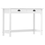 Masă consolă Hill cu 2 sertare, 110x45x74 cm, lemn masiv pin GartenMobel Dekor