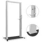 Duș de exterior cu tăviță, WPC și oțel inoxidabil GartenMobel Dekor