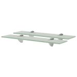 Rafturi suspendate, 2 buc., 50 x 10 cm, sticlă, 8 mm GartenMobel Dekor