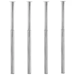 Picioare de masă telescopice, 4 buc., crom, 710 mm-1100 mm GartenMobel Dekor