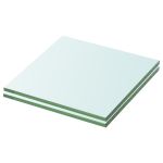Rafturi, 2 buc., 20 x 15 cm, panouri sticlă transparentă GartenMobel Dekor