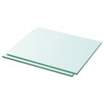 Rafturi, 2 buc., 30 x 20 cm, panouri sticlă transparentă GartenMobel Dekor