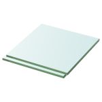 Rafturi, 2 buc., 30 x 30 cm, panouri sticlă transparentă GartenMobel Dekor