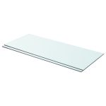 Rafturi, 2 buc., 70 x 30 cm, panouri sticlă transparentă GartenMobel Dekor