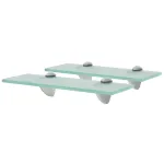 Rafturi suspendate, 2 buc., 30 x 10 cm, sticlă, 8 mm GartenMobel Dekor