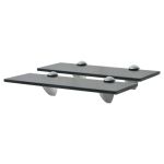 Rafturi suspendate, 2 buc., 30 x 20 cm, sticlă, 8 mm GartenMobel Dekor