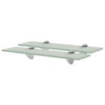 Rafturi suspendate, 2 buc,. 40 x 10 cm, sticlă, 8 mm GartenMobel Dekor
