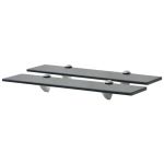 Rafturi suspendate, 2 buc., 50 x 10 cm, sticlă, 8 mm GartenMobel Dekor