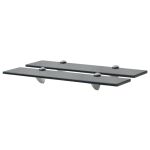 Rafturi suspendate, 2 buc., 50 x 20 cm, sticlă, 8 mm GartenMobel Dekor