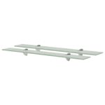 Rafturi suspendate, 2 buc., 70 x 20 cm, sticlă, 8 mm GartenMobel Dekor