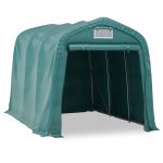 Cort de garaj, verde, 2,4 x 3,6 m, PVC GartenMobel Dekor