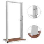 Duș de exterior cu tăviță, WPC și oțel inoxidabil GartenMobel Dekor