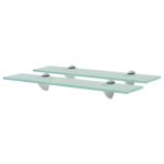 Rafturi suspendate, 2 buc., 50 x 20 cm, sticlă, 8 mm GartenMobel Dekor