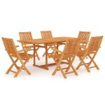 Set mobilier de grădină, 7 piese, lemn masiv de tec GartenMobel Dekor